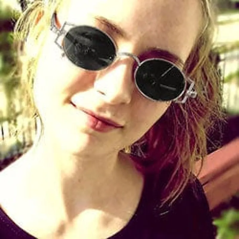 SHILL Silver Oval Sunglasses sold by Giant Vintage