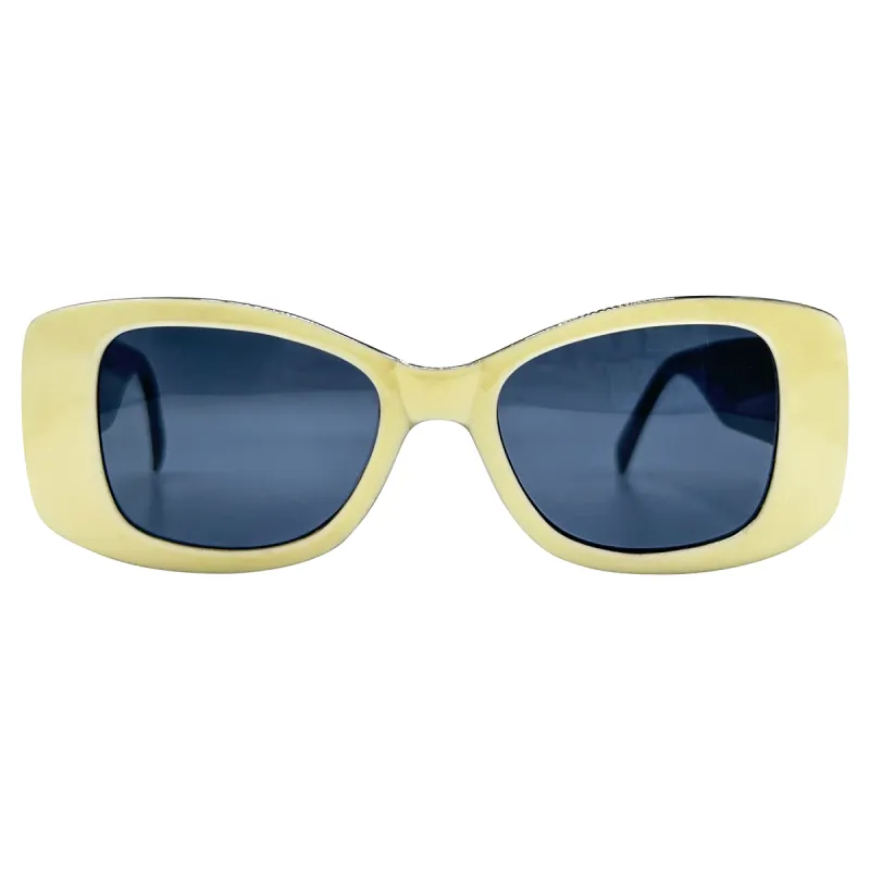 CRAWFORD White Cat-Eye Sunglasses *As Seen On: Maya Erskine* sold by Giant Vintage