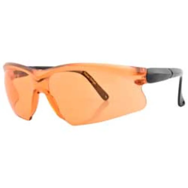 SNATCHED Orange Shield Sunglasses sold by Giant Vintage