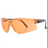 SNATCHED Orange Shield Sunglasses sold by Giant Vintage