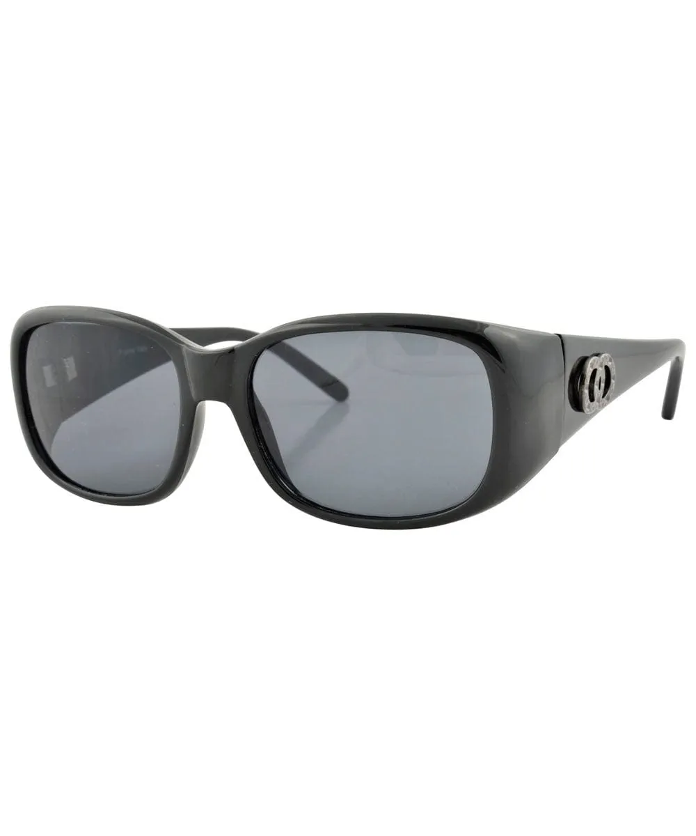 DRESS UP Black/SD Square Sunglasses sold by Giant Vintage product image thumbnail 2