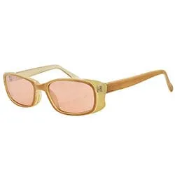 SWIZZLE Tan Square Sunglasses sold by Giant Vintage