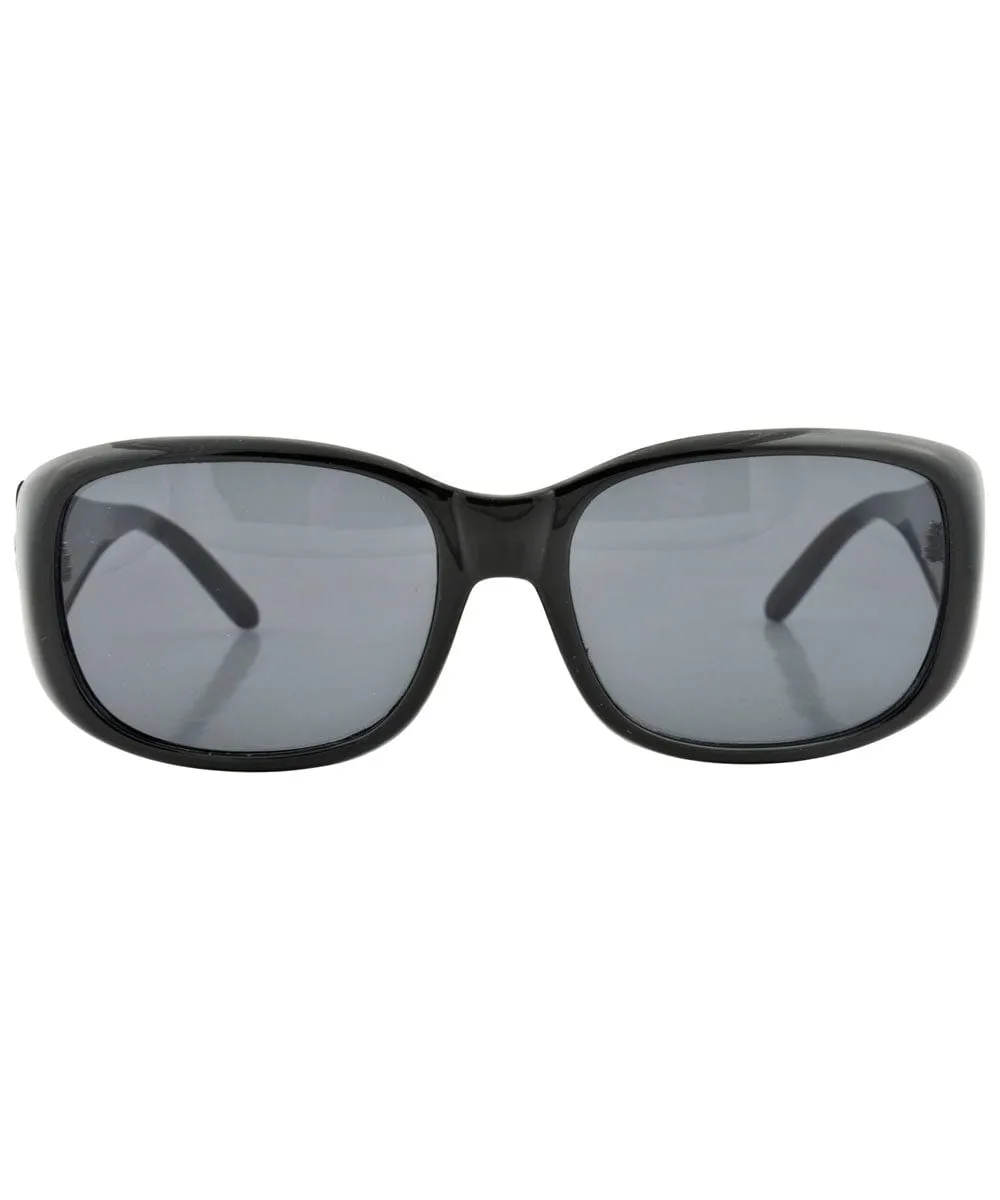 DRESS UP Black/SD Square Sunglasses sold by Giant Vintage product image thumbnail 3