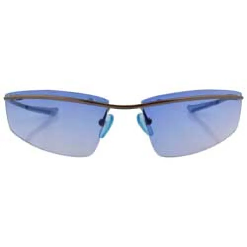 BEMUSE Blue Rimless Sunglasses sold by Giant Vintage