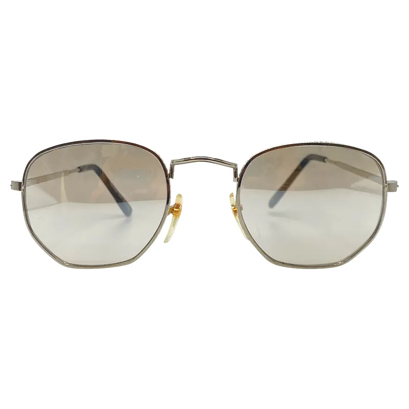 VANCE Silver Angular Indie Sunglasses sold by Giant Vintage