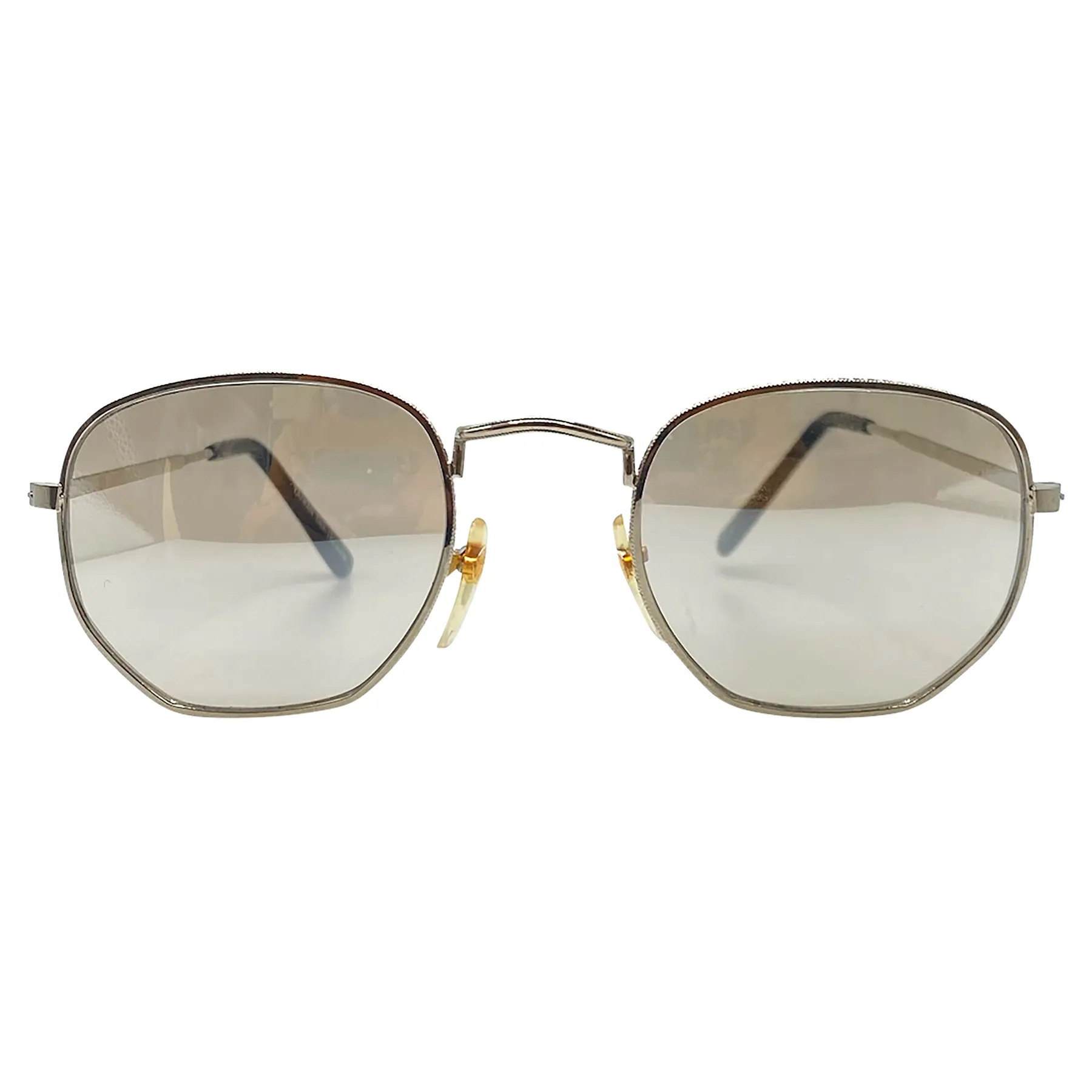 VANCE Silver Angular Indie Sunglasses sold by Giant Vintage