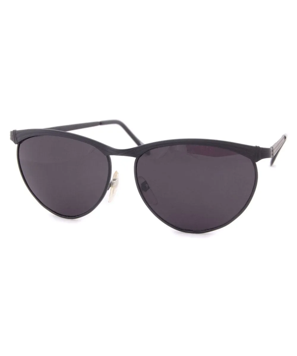 VANESSA Black Cat-Eye Sunglasses sold by Giant Vintage product image thumbnail 2