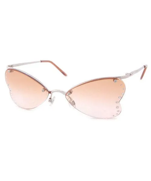 NYMPHA Brown Rimless Sunglasses sold by Giant Vintage product image thumbnail 2