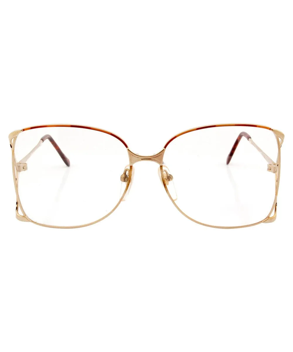 LEELEE Gold/demi/Clear sold by Giant Vintage product image thumbnail 3