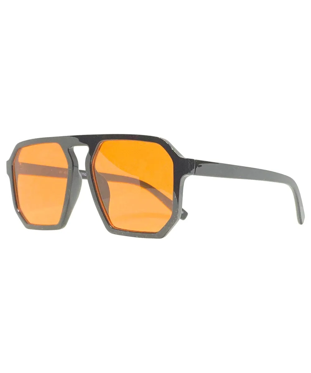 STAWPIT Orange 70s Sunglasses sold by Giant Vintage product image thumbnail 2