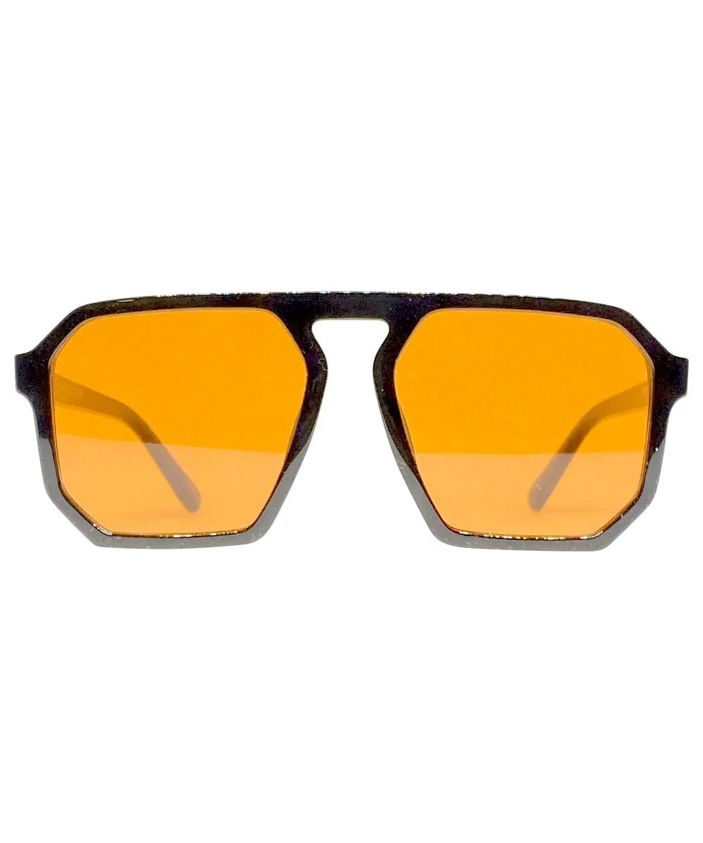 STAWPIT Orange 70s Sunglasses sold by Giant Vintage product image thumbnail 3