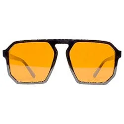 STAWPIT Orange 70s Sunglasses sold by Giant Vintage