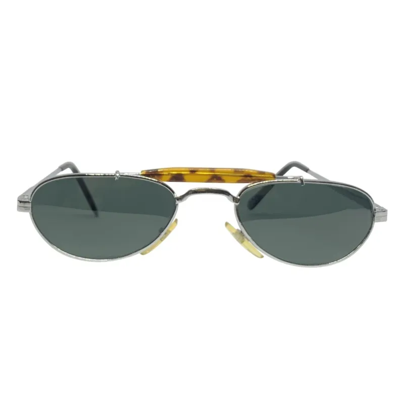 BARACK-O Silver Tortoise Small Aviator Sunnies sold by Giant Vintage