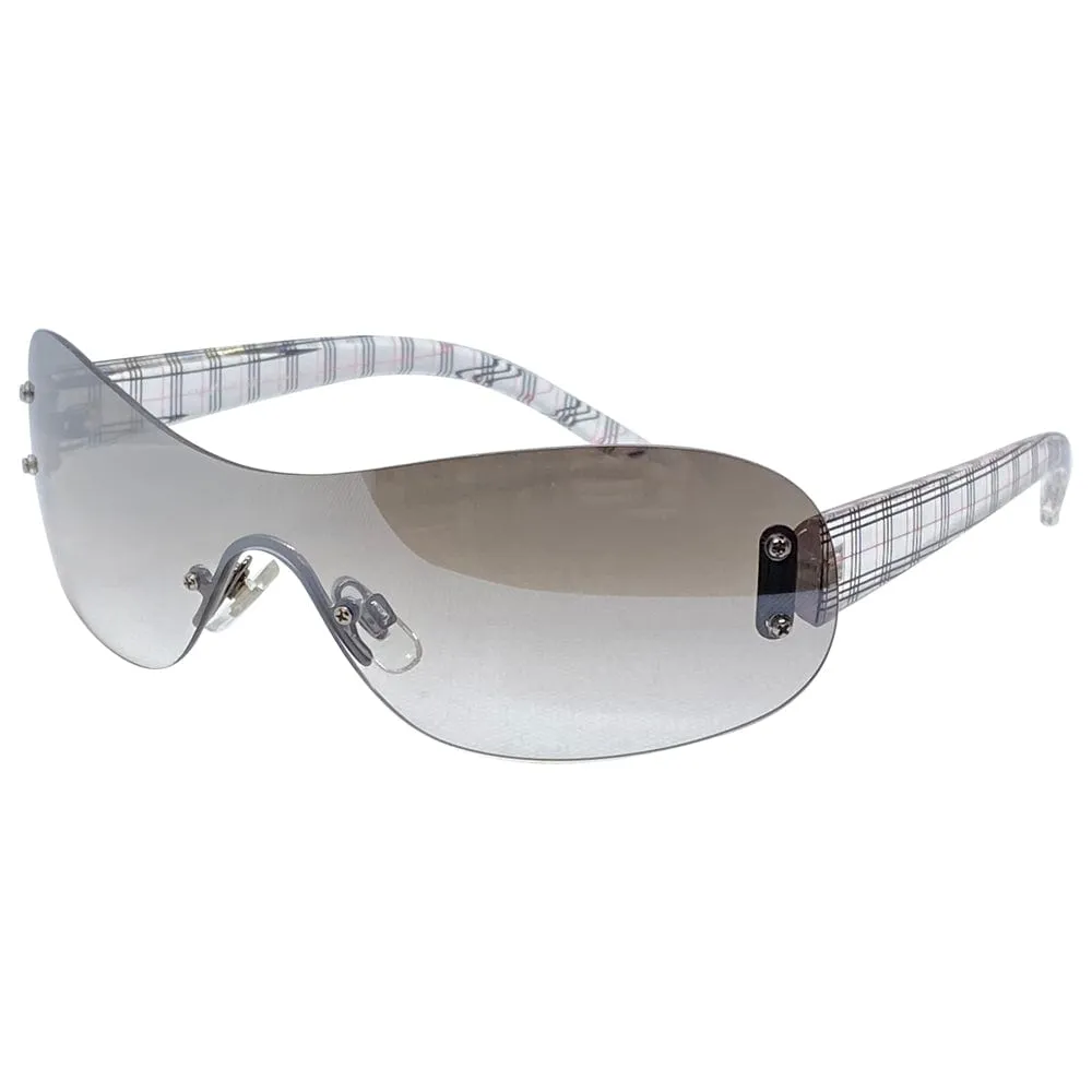 DIGITALS Smoke Y2K Rimless Sunglasses sold by Giant Vintage product image thumbnail 2