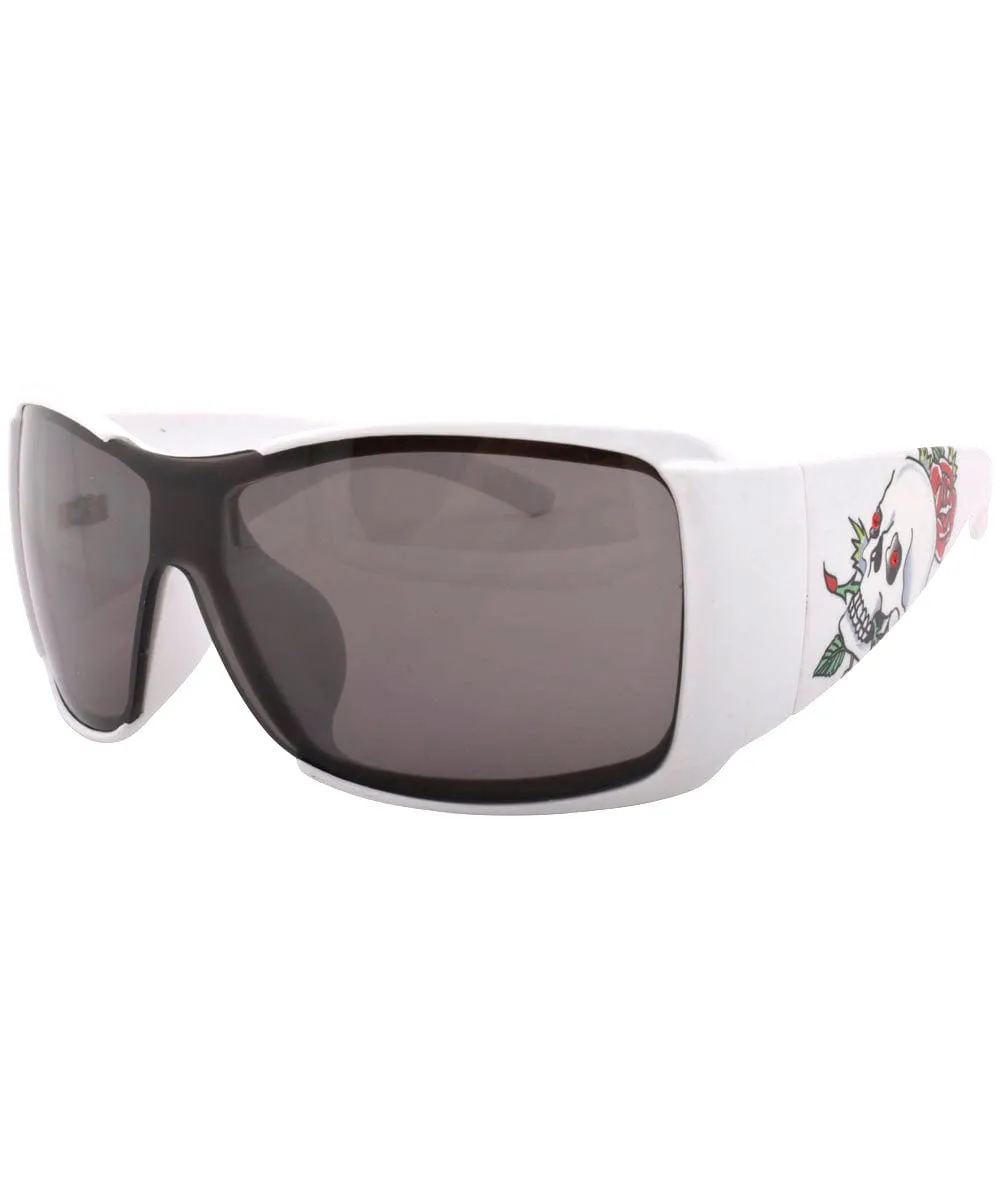 ROLLED White/roses sold by Giant Vintage product image thumbnail 3