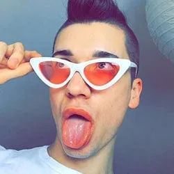 HOTSIE White/Red Cat-Eye Sunglasses sold by Giant Vintage product image thumbnail 3