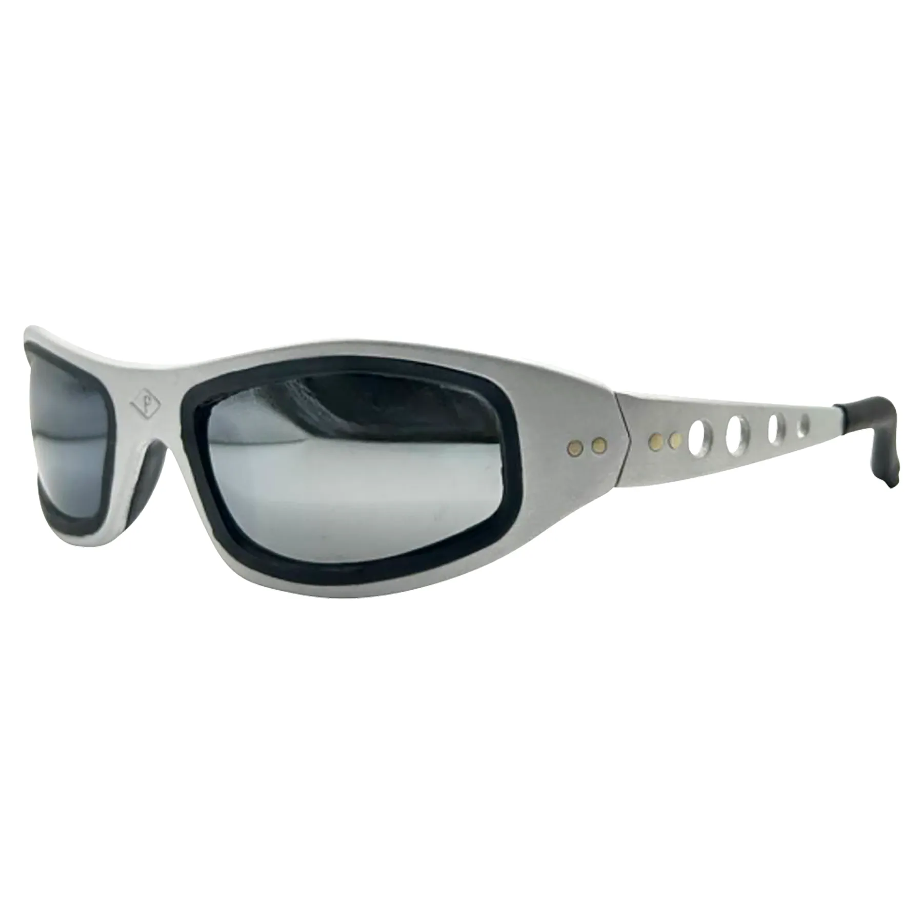 PRESSURE Square Futuristic Wraparound Sunglasses sold by Giant Vintage product image thumbnail 2