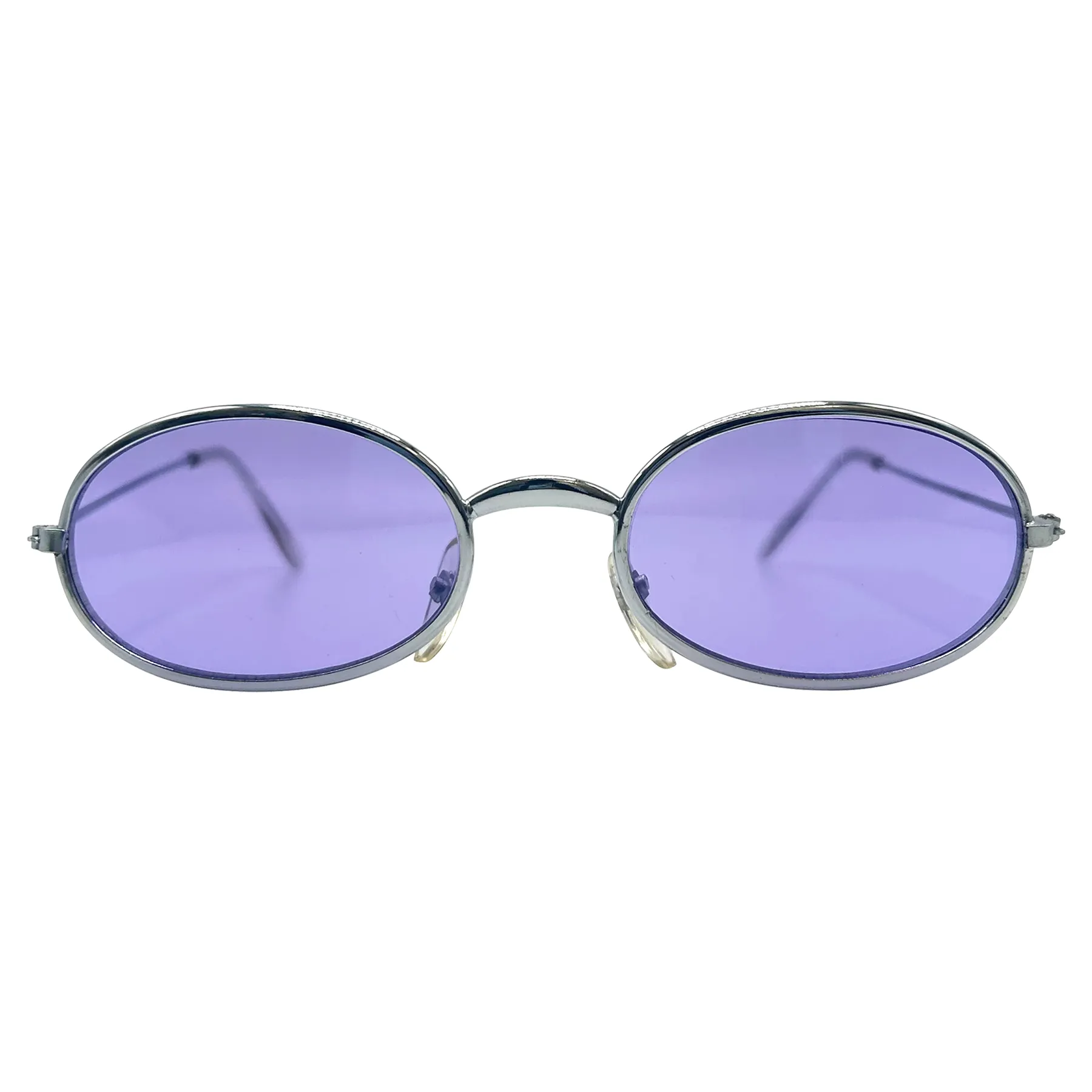 U-TURN Silver/Purple Oval Sunglasses sold by Giant Vintage product image thumbnail 2