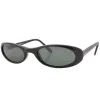 QUITIT Black Oval Sunglasses sold by Giant Vintage