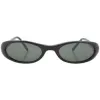 QUITIT Black Oval Sunglasses sold by Giant Vintage
