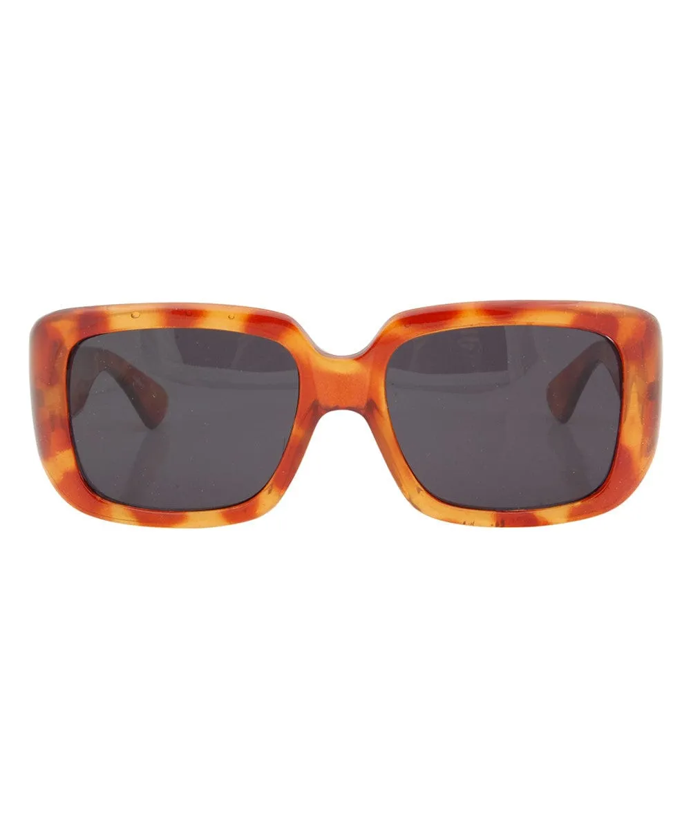 THE BOSS Tortoise Square Sunglasses sold by Giant Vintage product image thumbnail 3