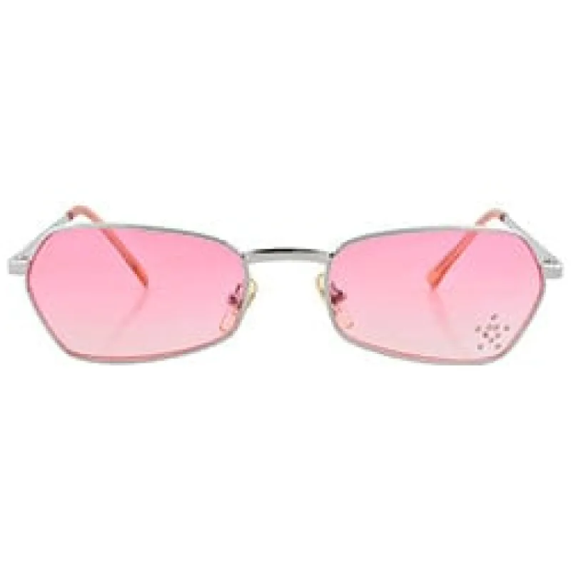T.Y.V.M. Pink/Star Rimless Sunglasses sold by Giant Vintage