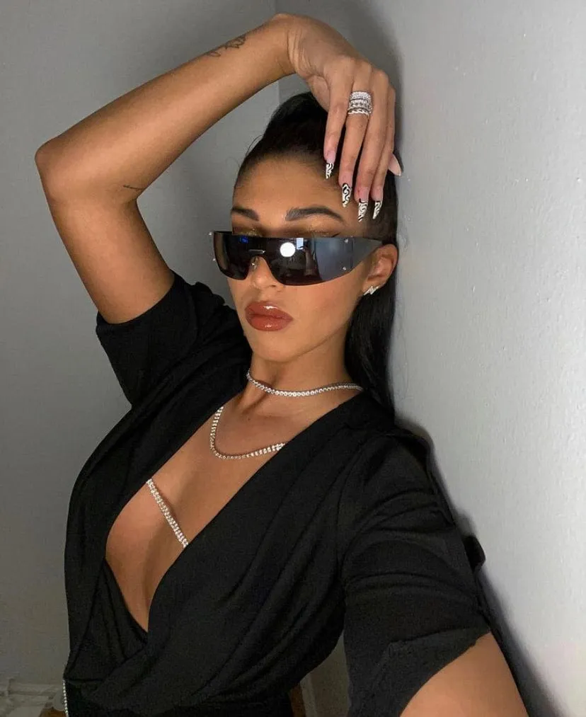 VIZION Silver Shield Sunnies sold by Giant Vintage product image thumbnail 4