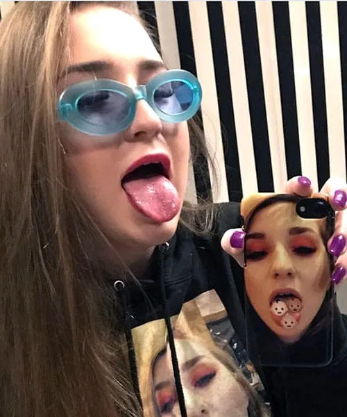 MARIGOLD Menthol/Blue Cat-Eye Sunglasses sold by Giant Vintage product image thumbnail 2