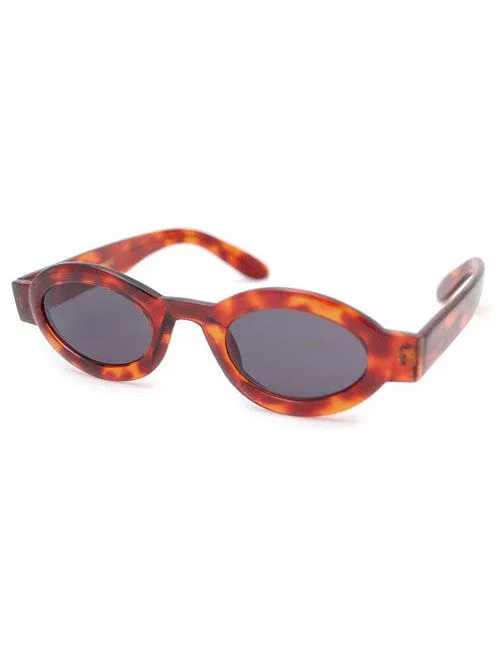 OLVERA Tortoise Oval Sunglasses sold by Giant Vintage product image thumbnail 2