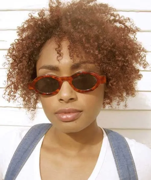 OLVERA Tortoise Oval Sunglasses sold by Giant Vintage product image thumbnail 3