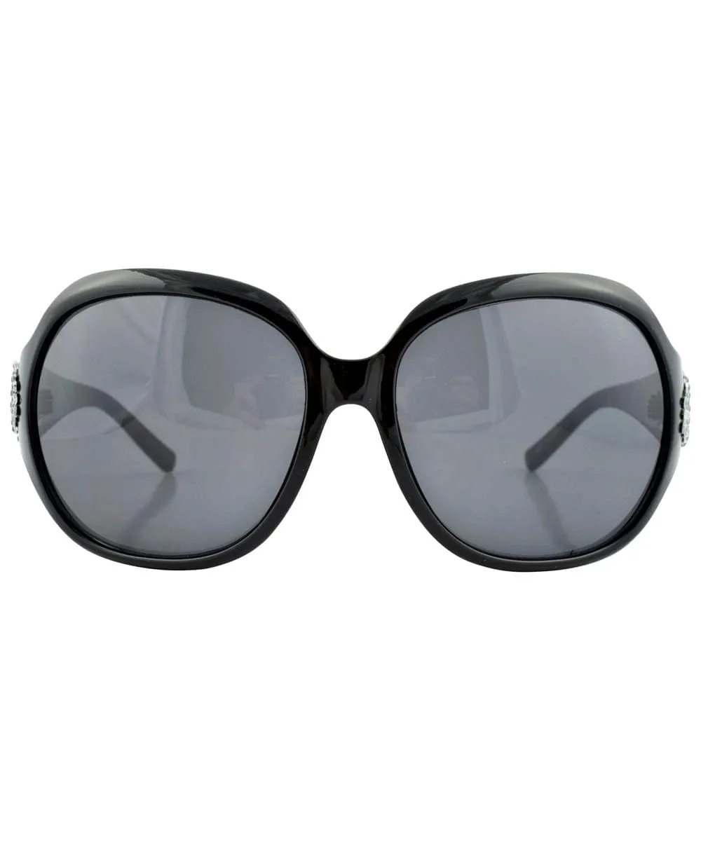JOSIE Black/SD Oversized Sunglasses sold by Giant Vintage product image thumbnail 3