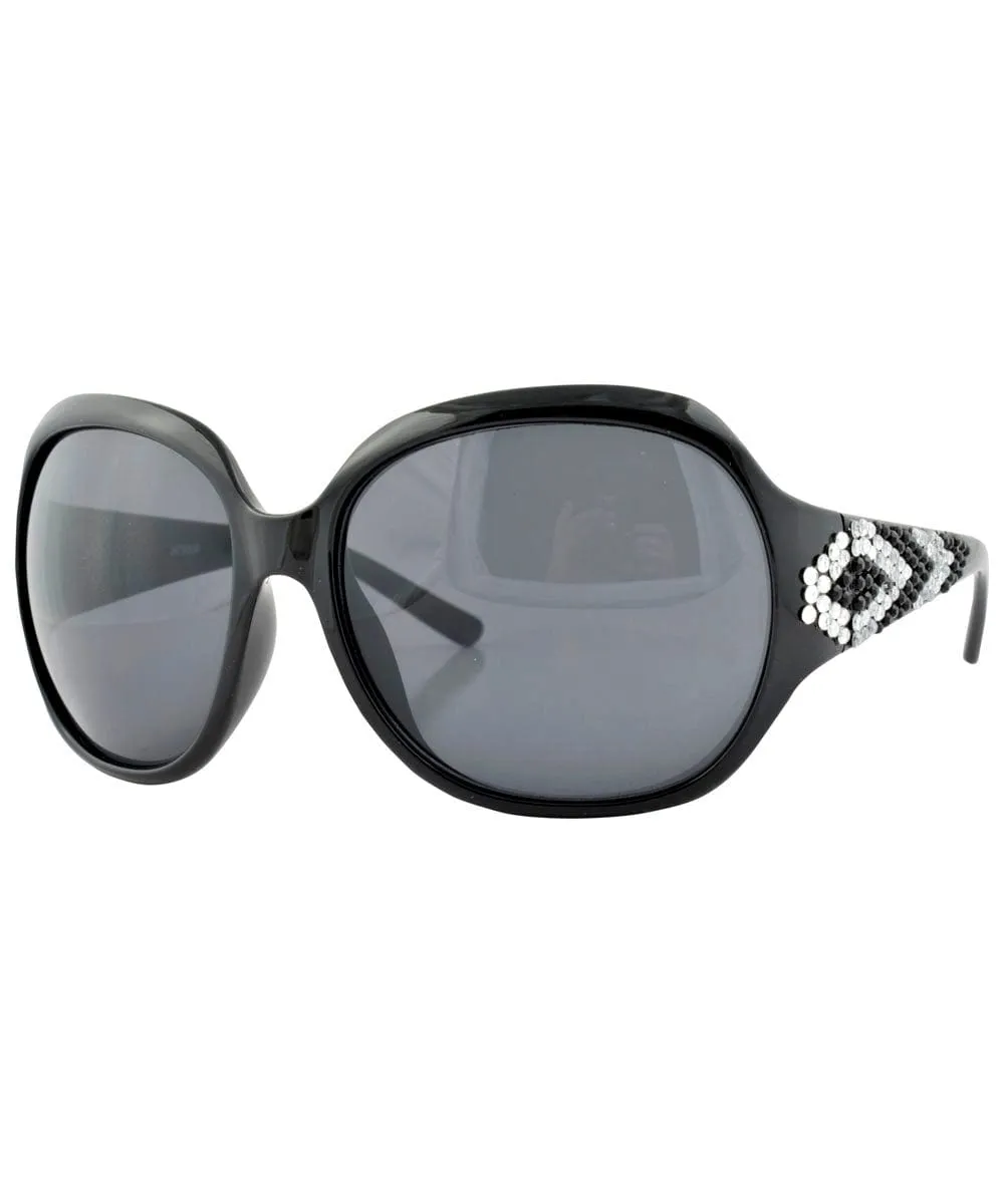 JOSIE Black/SD Oversized Sunglasses sold by Giant Vintage product image thumbnail 2