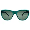 CHARMING Purple/Teal Cat-Eye Sunglasses sold by Giant Vintage