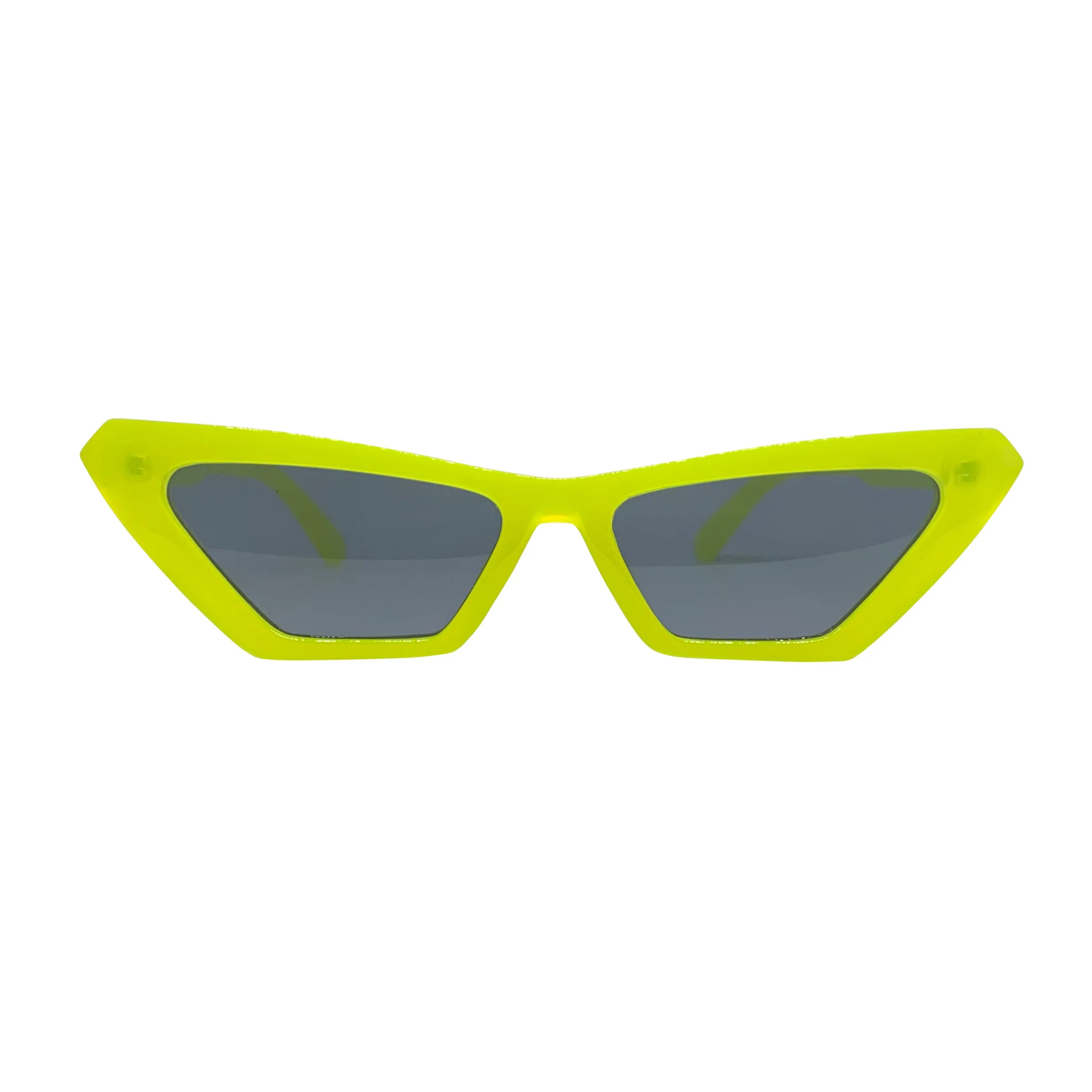 ANNABELLE Neon Yellow Cat-Eye Sunnies sold by Giant Vintage product image thumbnail 3