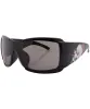 ROLLED Black/Roses Oversized Sunglasses sold by Giant Vintage