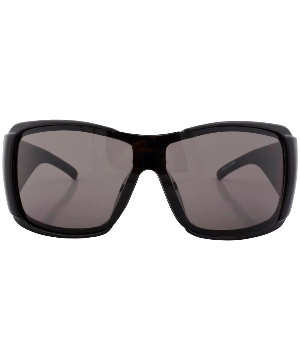 ROLLED Black/Roses Oversized Sunglasses sold by Giant Vintage product image thumbnail 2
