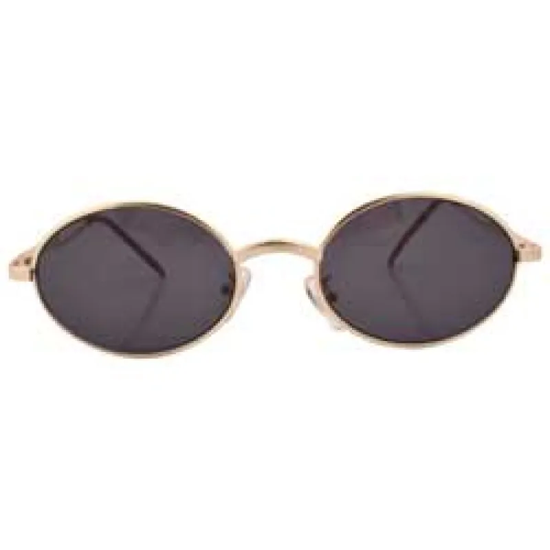 LaBONTE Gold Oval Sunglasses sold by Giant Vintage