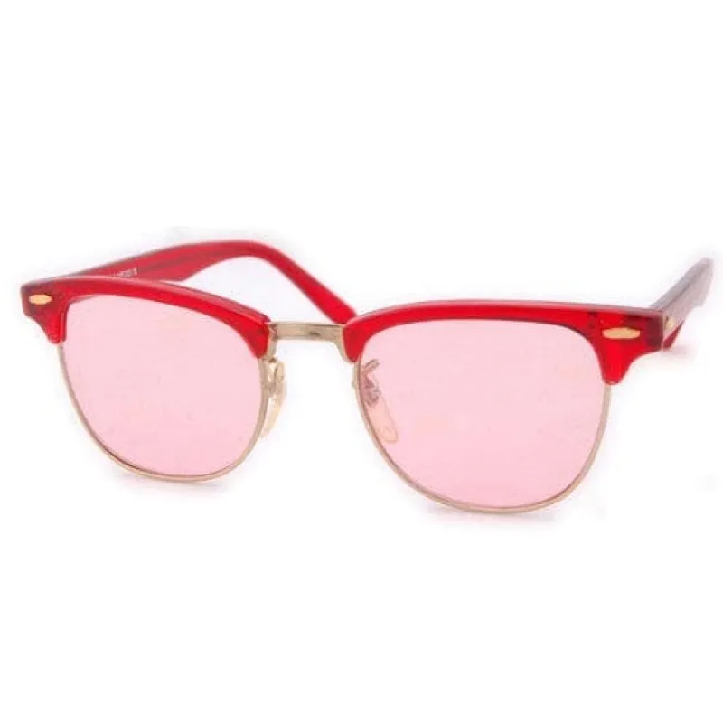 OPTIMIST Red Colored Sunglasses sold by Giant Vintage