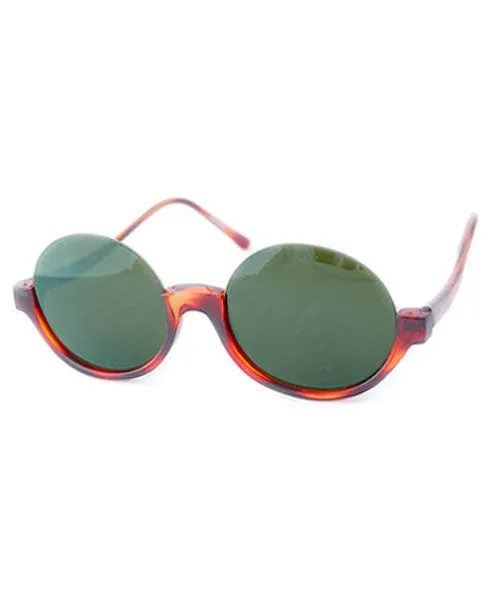 OPUS Tortoise Oval Sunglasses sold by Giant Vintage product image thumbnail 2