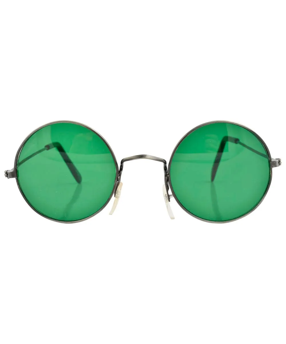 BLACKERBY Green/Relic Round Sunglasses sold by Giant Vintage product image thumbnail 3