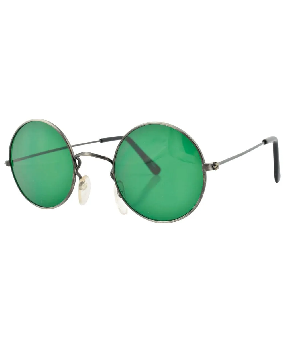 BLACKERBY Green/Relic Round Sunglasses sold by Giant Vintage product image thumbnail 2