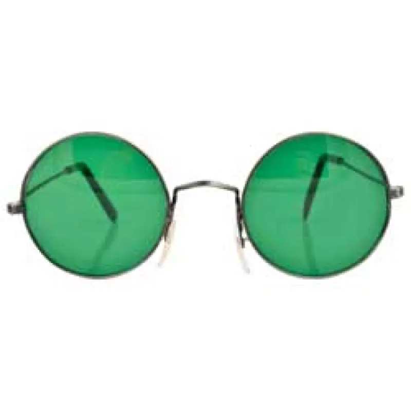 BLACKERBY Green/Relic Round Sunglasses sold by Giant Vintage