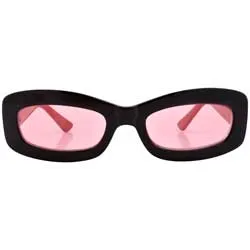 PHONER Black/Pink Square Sunglasses sold by Giant Vintage