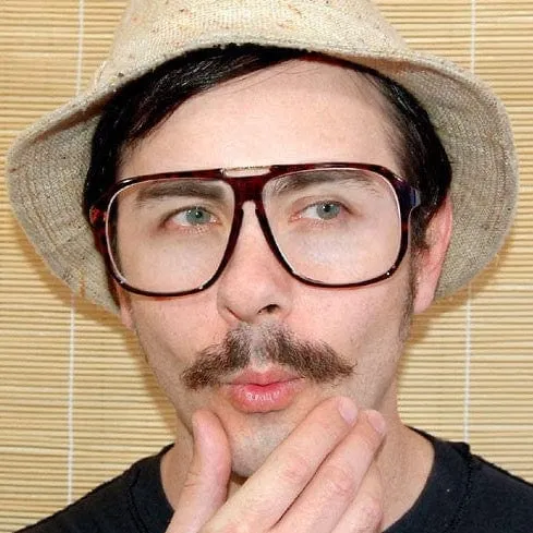 WALT Tortoise Clear Square Aviator Glasses sold by Giant Vintage product image thumbnail 3