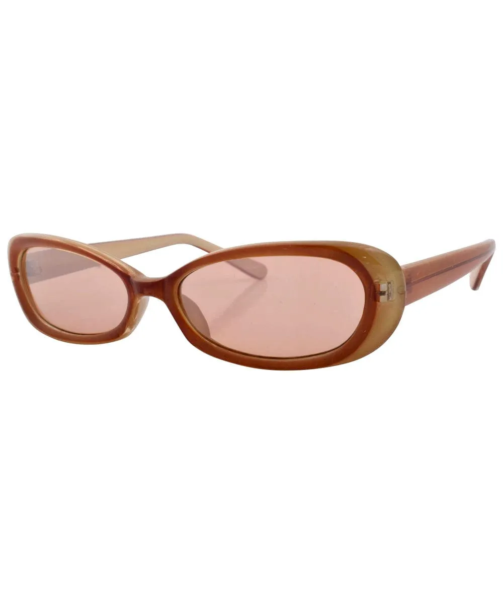 DANDIES Brown Cat-Eye Sunglasses sold by Giant Vintage product image thumbnail 3
