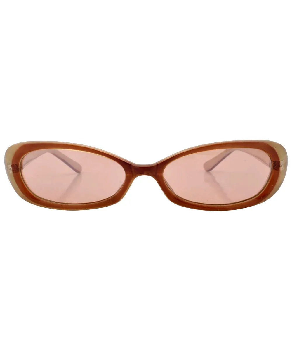 DANDIES Brown Cat-Eye Sunglasses sold by Giant Vintage product image thumbnail 4