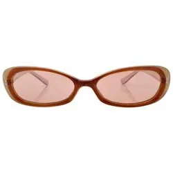 DANDIES Brown Cat-Eye Sunglasses sold by Giant Vintage
