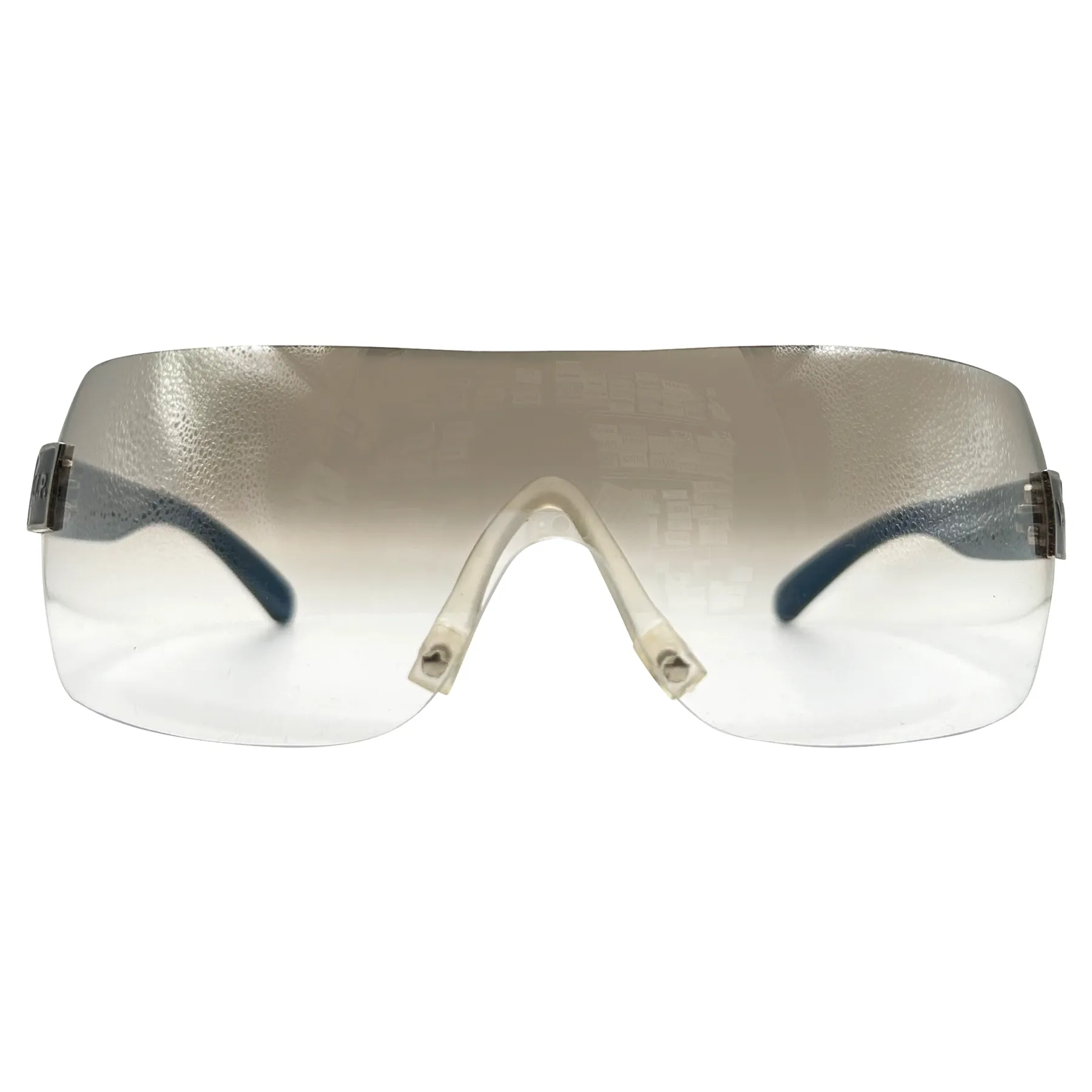 TLC Shield Y2K Sunglasses sold by Giant Vintage product image thumbnail 5