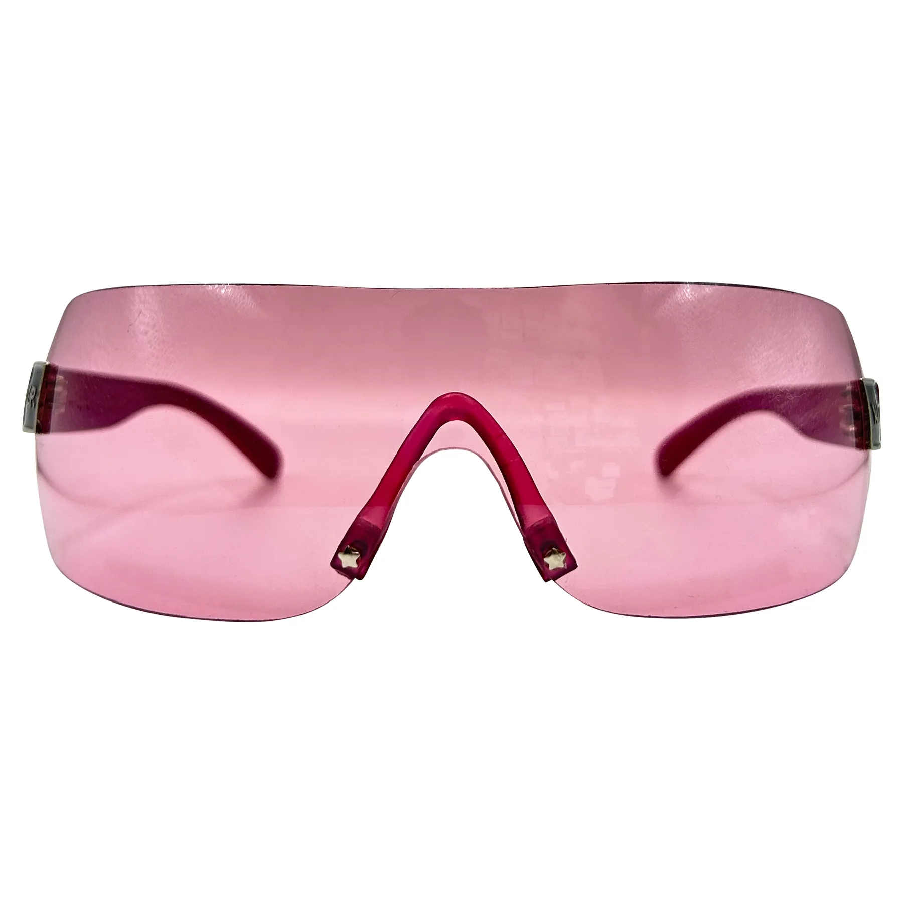 TLC Shield Y2K Sunglasses sold by Giant Vintage product image thumbnail 3