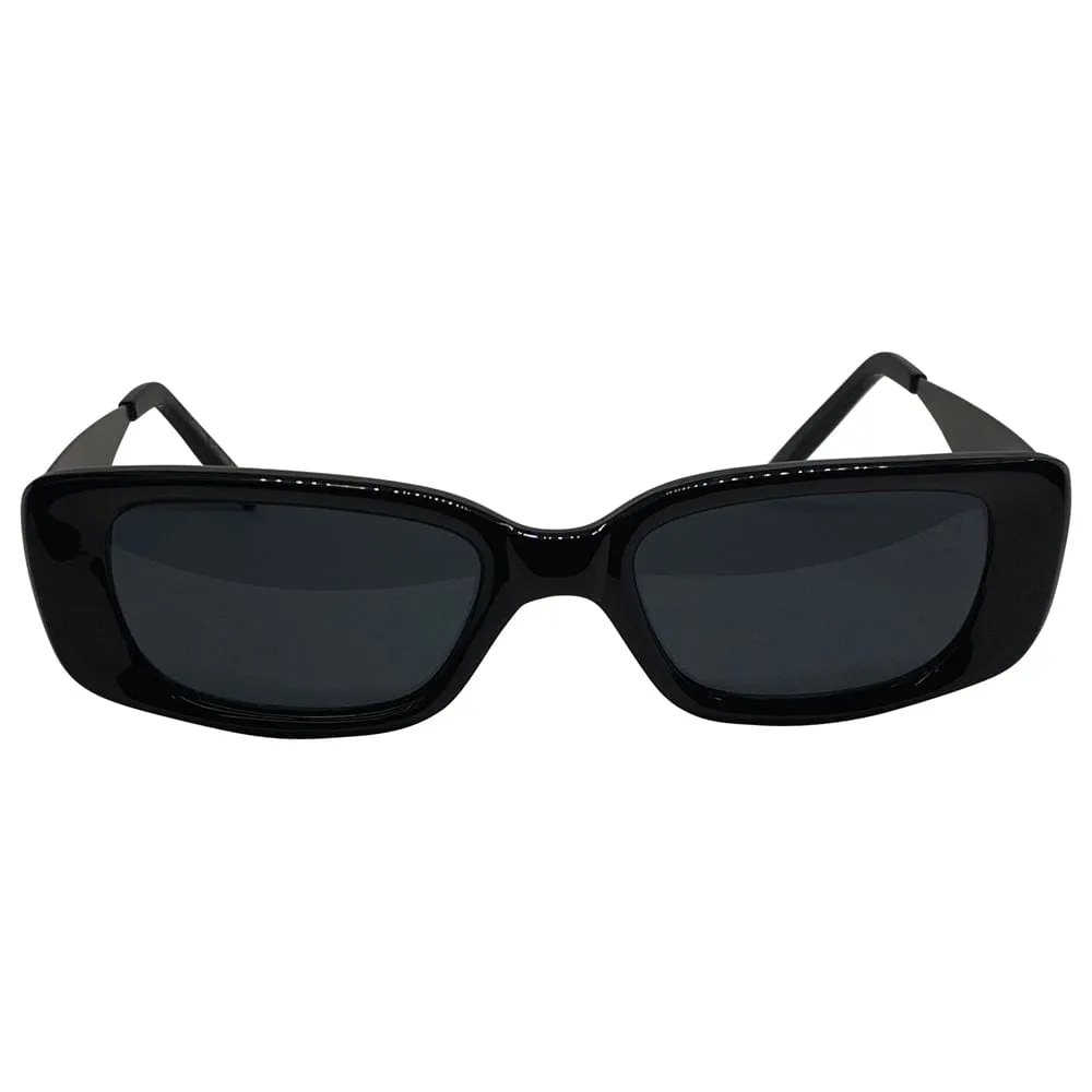 VROOM Black Square Sunglasses sold by Giant Vintage product image thumbnail 2